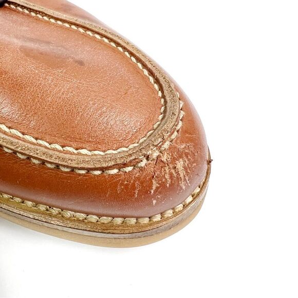 Gucci Tan Leather Horsebit Driving Loafers - Picture 5 of 12